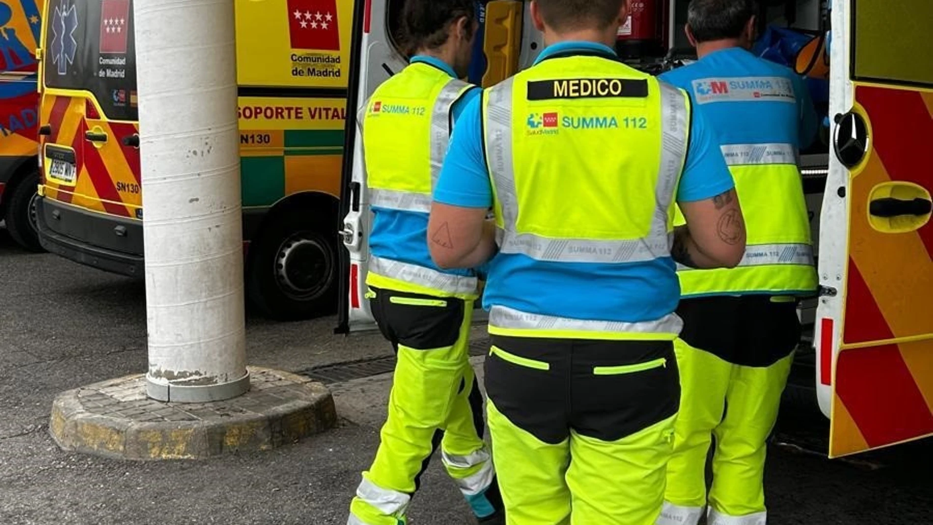 Un hombre de 29 años recibe en Leganés tres heridas en tórax y abdomen ingresando en el hospital muy graveREMITIDA / HANDOUT por 112-COMUNIDAD DE MADRIDFotografía remitida a medios de comunicación exclusivamente para ilustrar la noticia a la que hace referencia la imagen, y citando la procedencia de la imagen en la firma07/09/2025