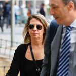 La asesora de Moncloa, Cristina Álvarez, a su llegada declarar, este miércoles, ante el instructor del "caso Begoña Gómez"