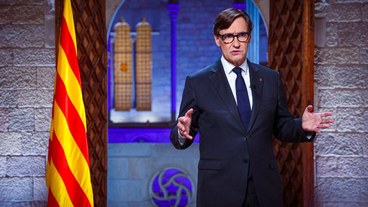 Illa reivindica el "autogobierno" y habla de "nación catalana" en su discurso institucional de la Diada