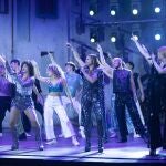 Escena del musical Mamma Mía!