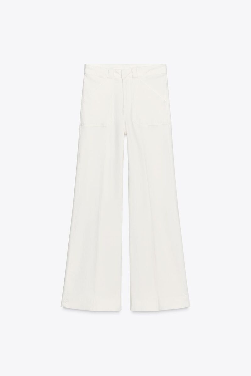 Jeans ZW collection full length tiro alto.