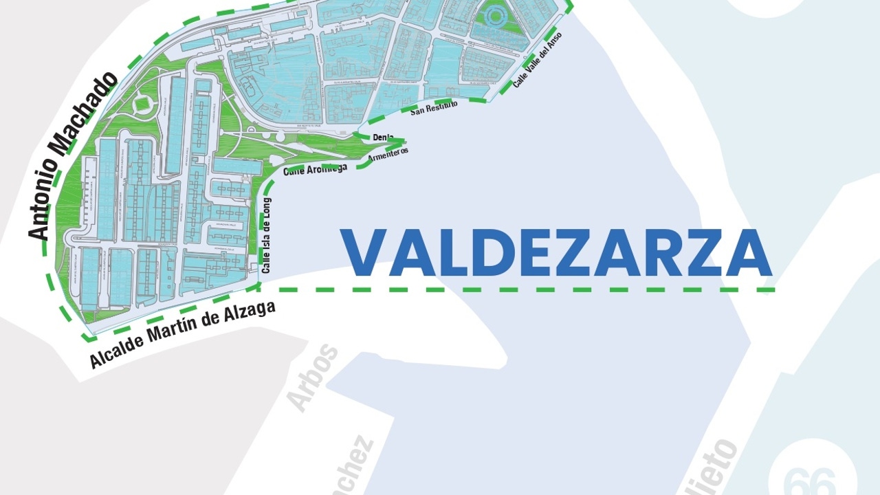 El aparcamiento regulado de Moncloa-Aravaca llega al barrio de Valdezarza