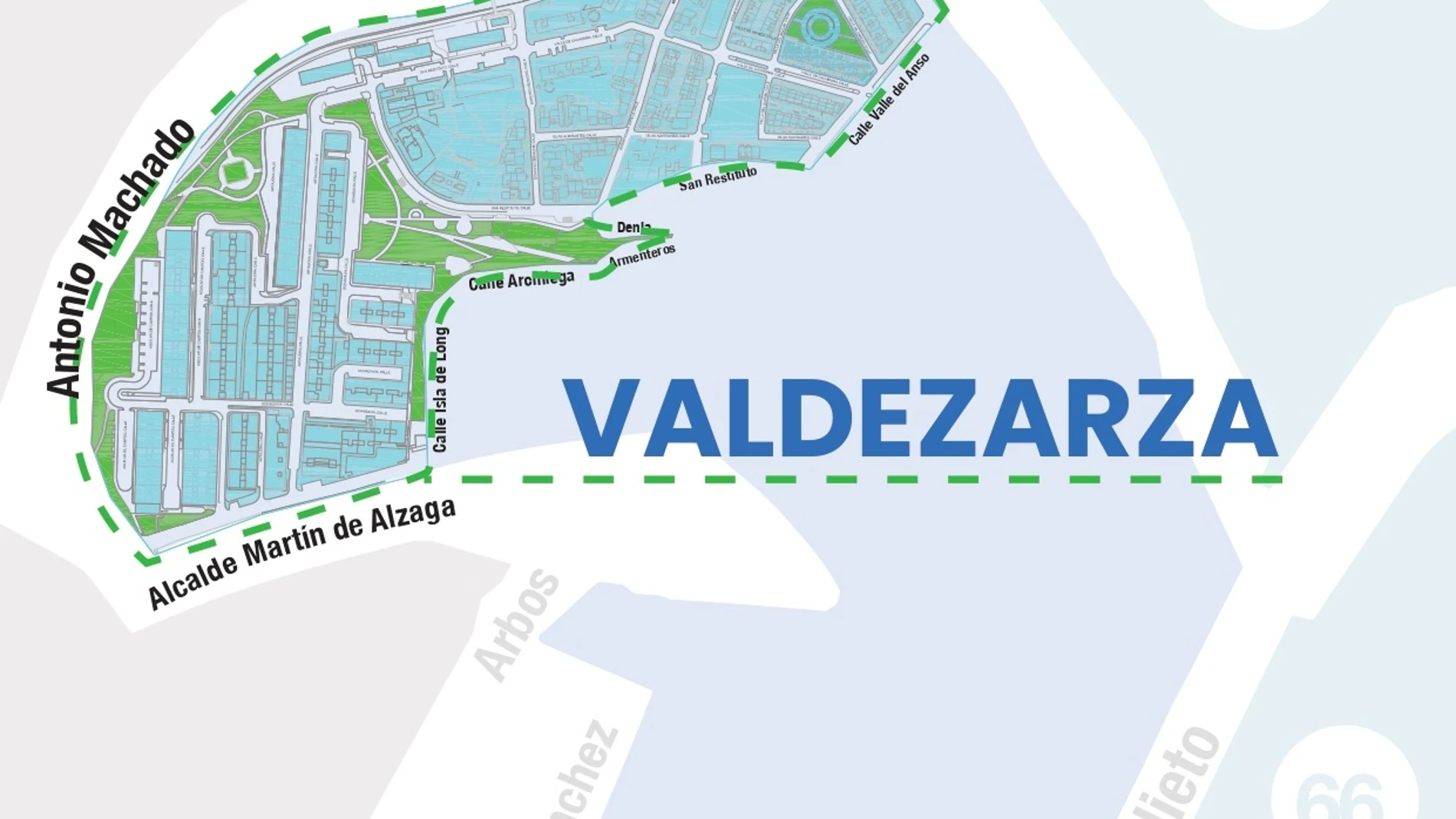 Zona de ampliación del Servicio de Estacionamiento Regulado en Valdezarza.REMITIDA / HANDOUT por AYUNTAMIENTO DE MADRIDFotografía remitida a medios de comunicación exclusivamente para ilustrar la noticia a la que hace referencia la imagen, y citando la procedencia de la imagen en la firma10/09/2025