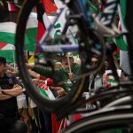 Protestas propalestinas contra La Vuelta 