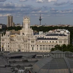 Vistas desde la terraza del Circulo de Bellas Artes en Madrid