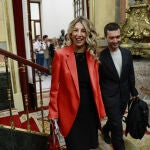 El look de Yolanda Díaz. 