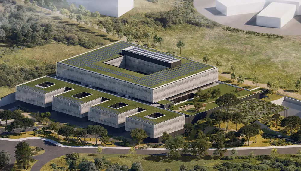 Recreación de cómo quedará el futuro hospital