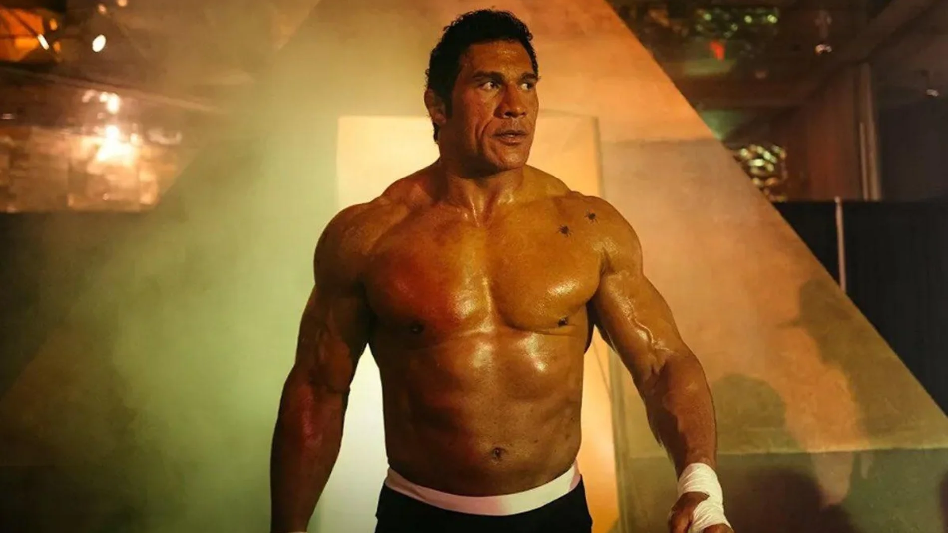 Dwayne Johnson en una escena de 'The Smashing Machine''