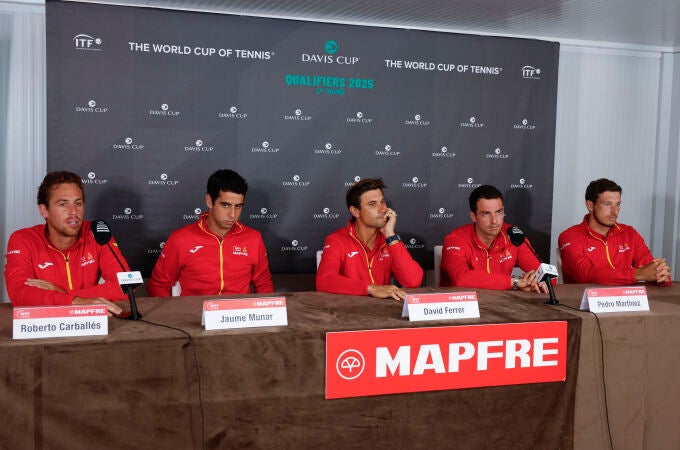 Carballés, Munar, David Ferrer, Pedro Martínez y Carreño