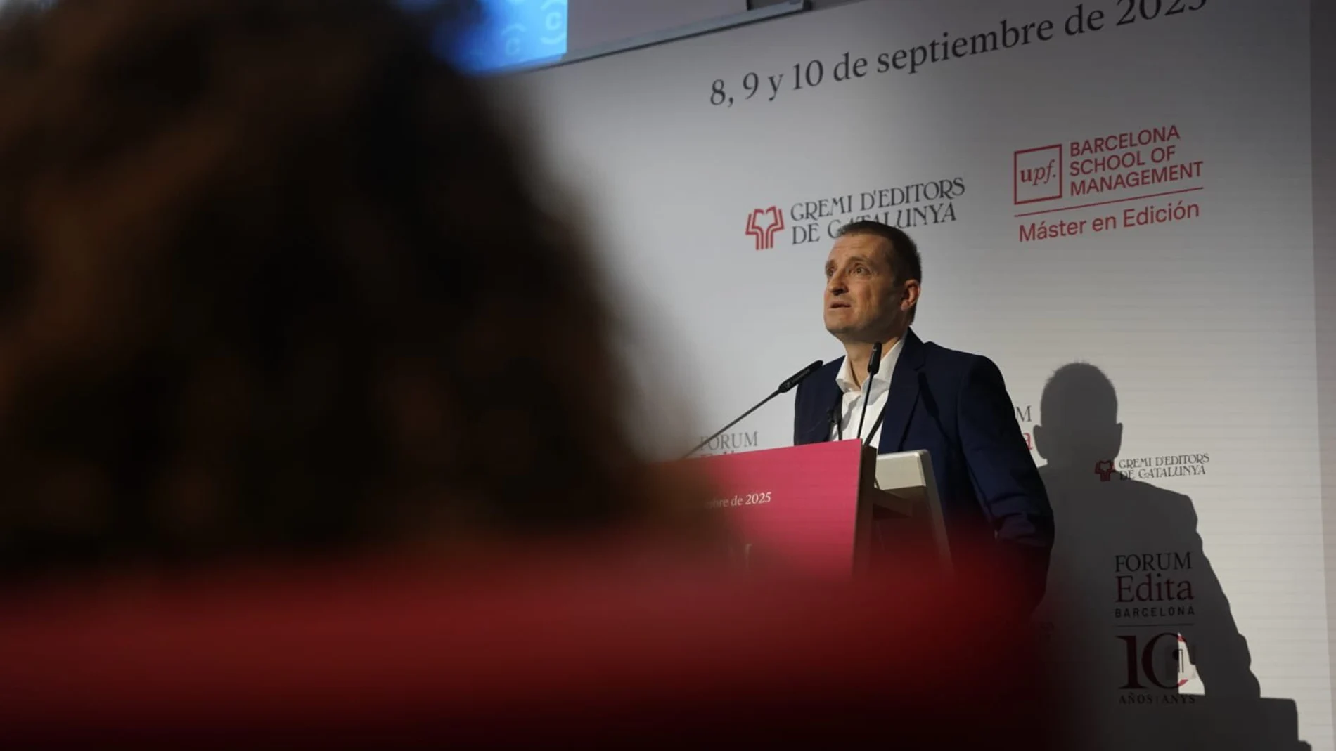 Jorge Corrales durante su intervención en Edita