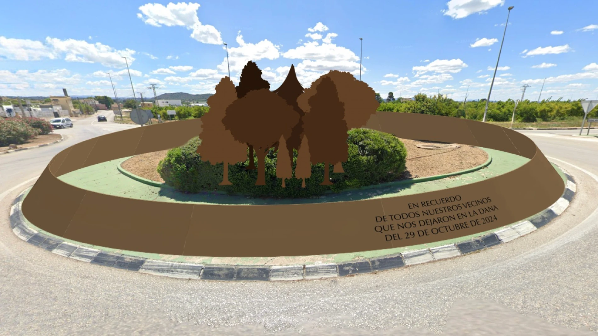 Así será el monumento que recordará a las ocho víctimas de la dana en Torrent (Valencia)