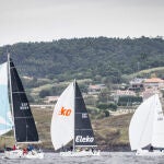 Flota de ORC compitiendo en 2024 frente a la costa de Sanxenxo