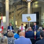 Presentación del libro en el Patio de la Audiencia Provincial de Ávila