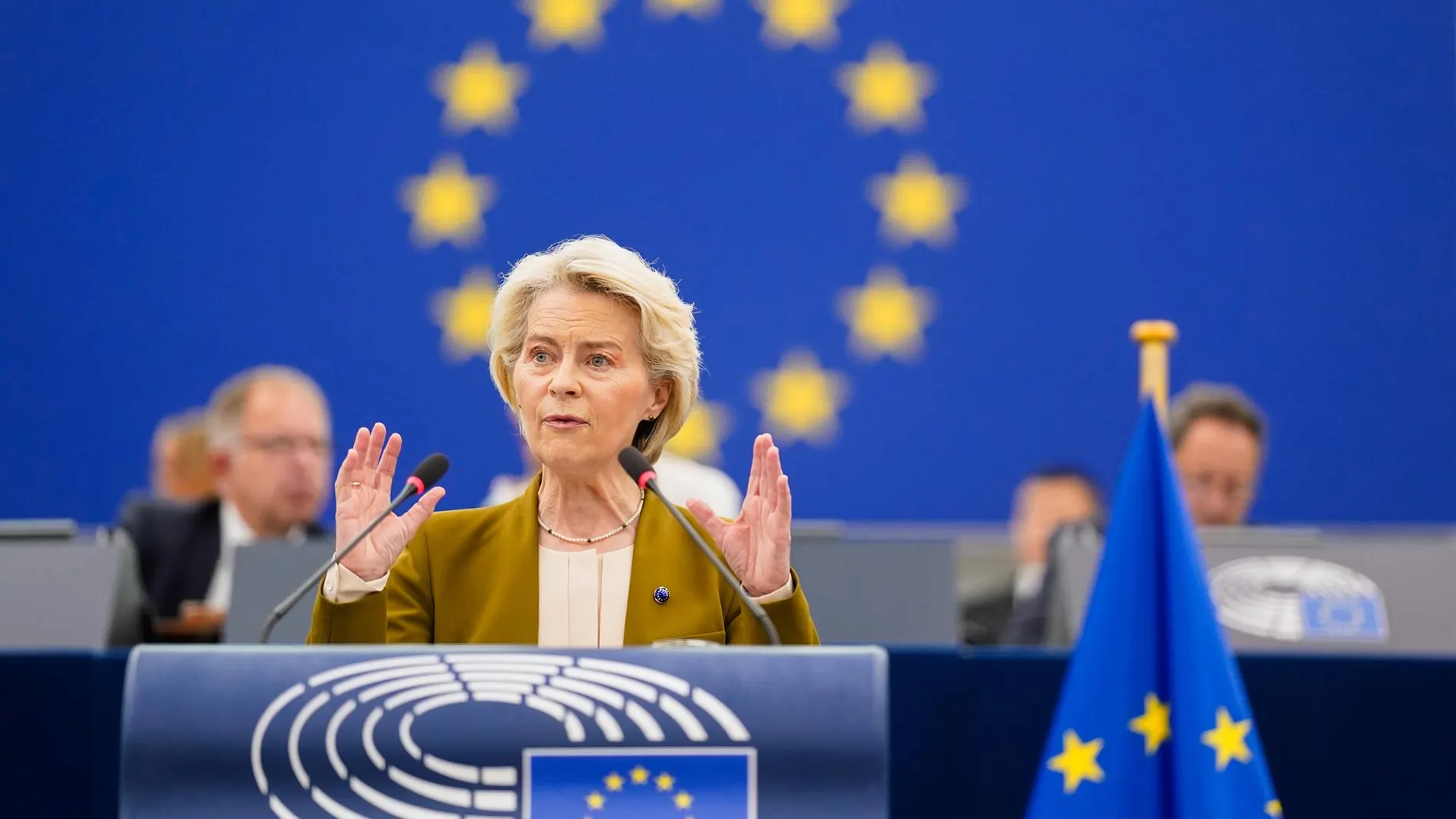 UE.- Von der Leyen dice que Europa está "en lucha" y alerta del riesgo de parálisis por divisiones internas