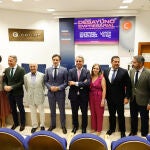 Desayuno empresarial 'Corredor Mediterráneo', celebrado en la Confederación Comarcal de Organizaciones Empresariales de Lorca (Ceclor)