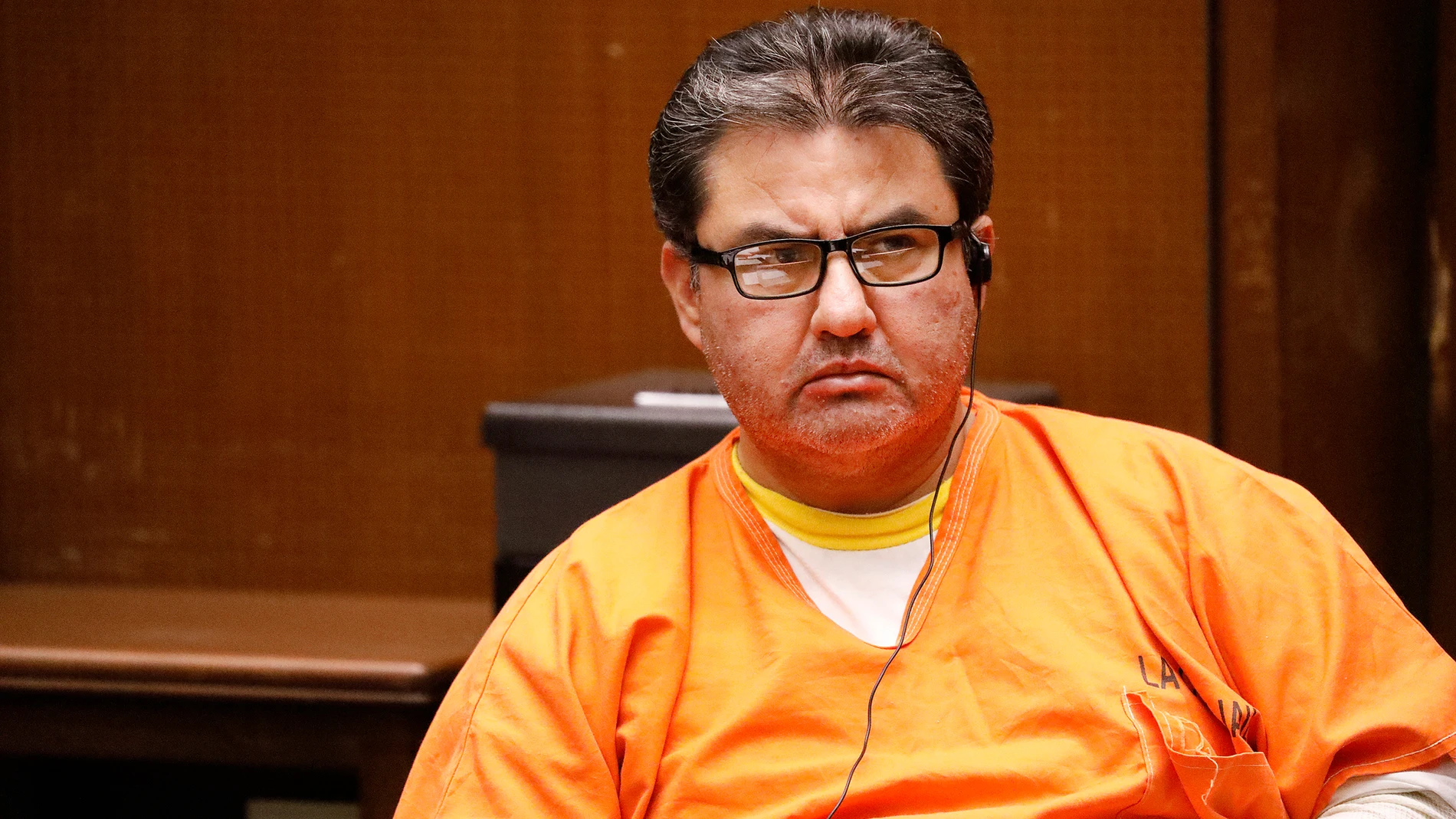 FILE - Naason Joaquin Garcia, the leader of a Mexico-based evangelical church with a worldwide membership, attends a bail review hearing in Los Angeles Superior Court on July 15, 2019. (Al Seib/Los Angeles Times via AP, Pool, File)