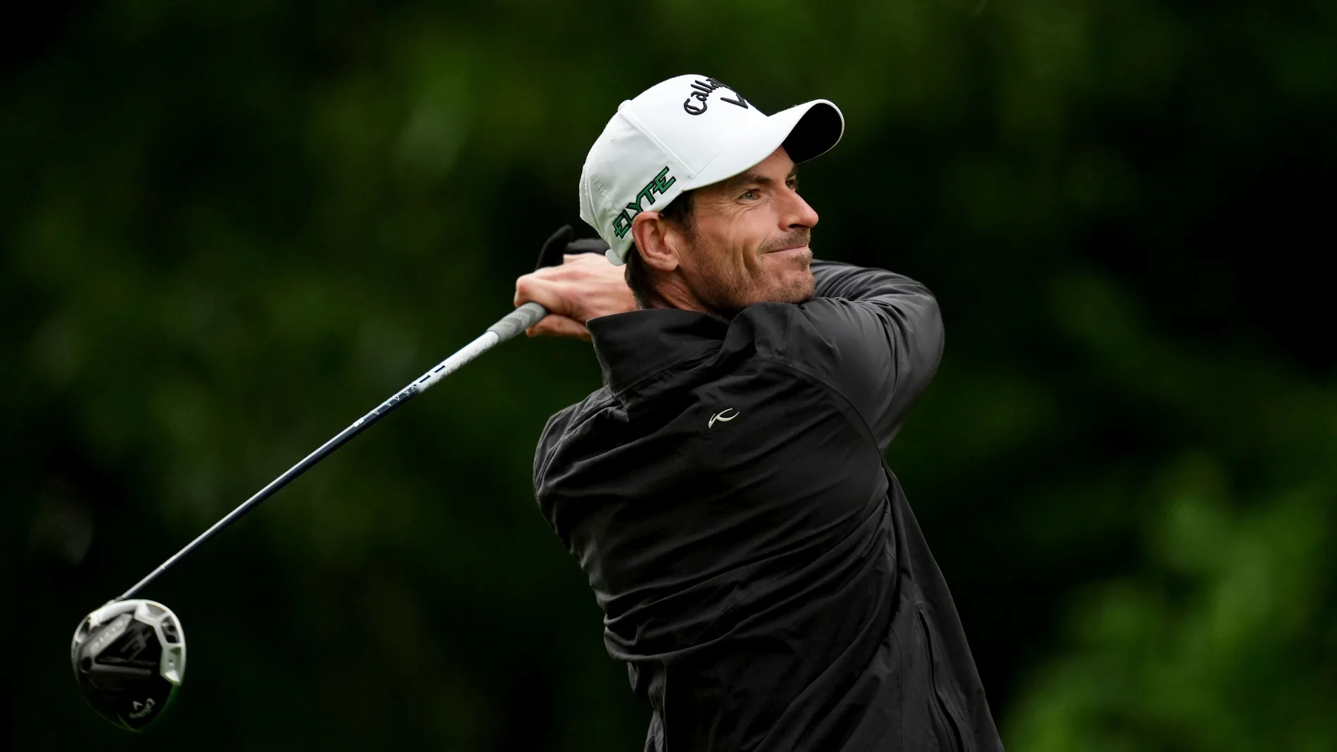 Andy Murray during a Pro-AM round ahead of the 2025 BMW PGA Championship at Wentworth Golf Club in Virginia Water, Surrey, England, Wednesday Sept. 10, 2025. (Adam Davy/PA via AP)