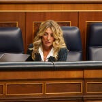 Yolanda Díaz y Bolaños en el Congreso de los Diputados. David Jar