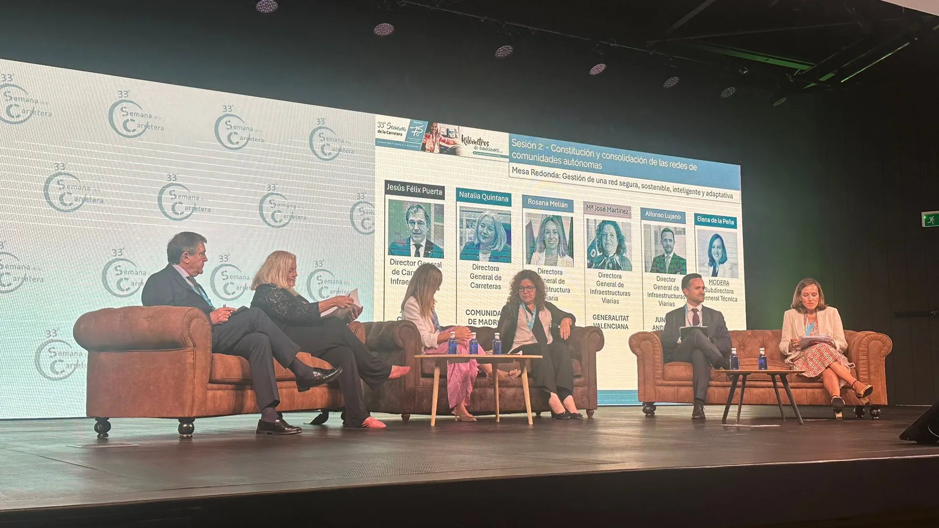 El director general de Carreteras e Infraestructuras, Jesús Puerta, participa, en Madrid, en la 33ª edición de la Semana de la Carretera