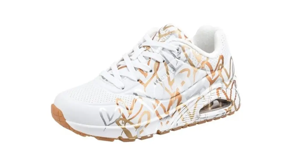 Skechers Uno Metallic Love