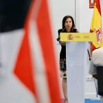 Margarita Robles visita la sede de Navantia en Ferrol