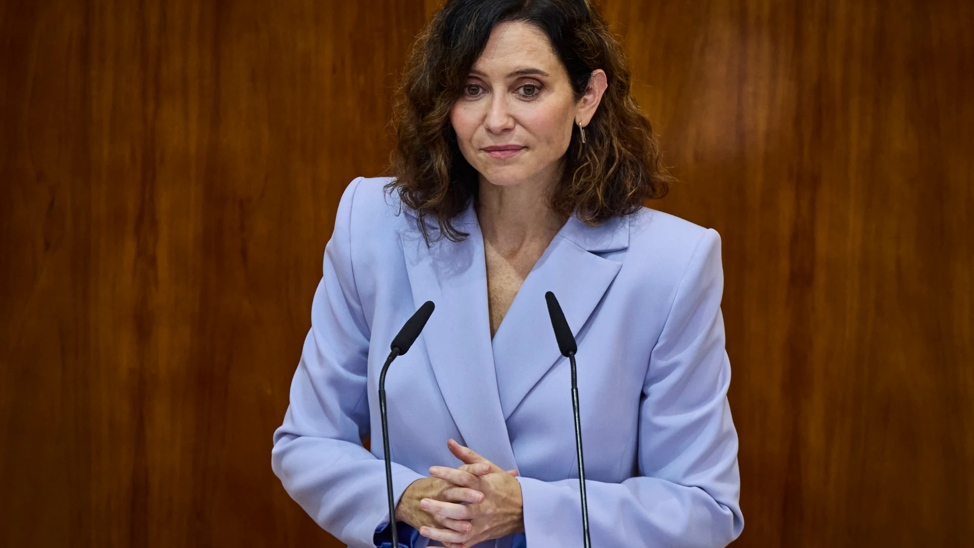 La presidenta de la Comunidad de Madrid, Isabel Díaz Ayuso