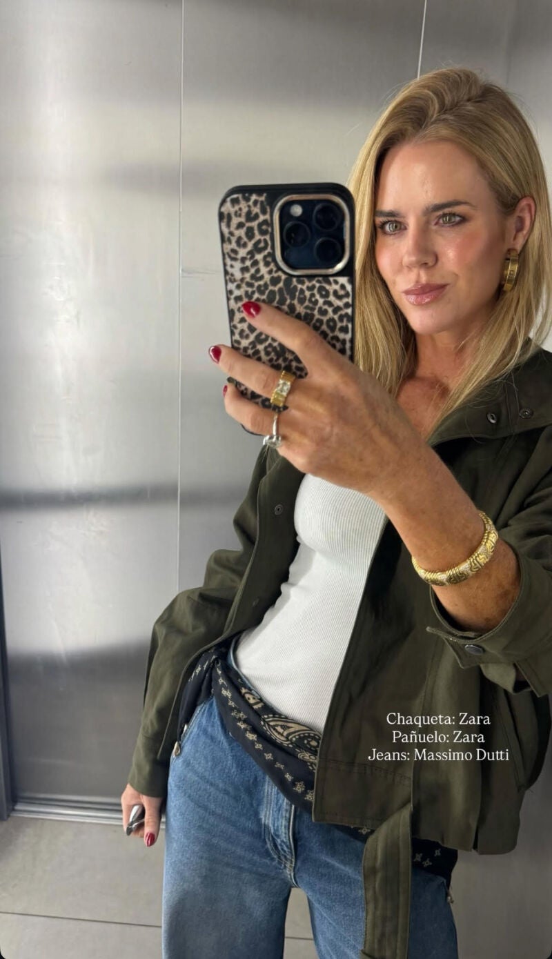 El look de Amelia Bono.