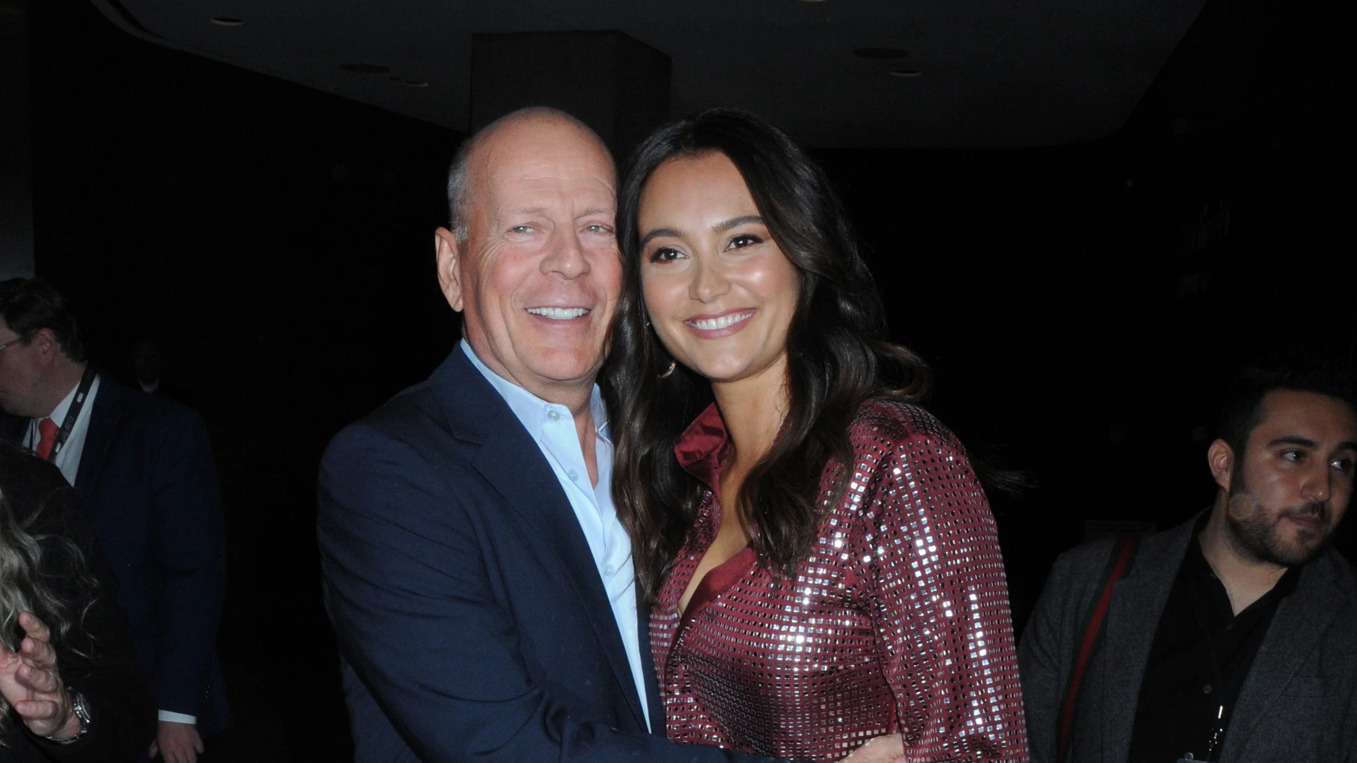 Bruce Willis y Emma Heming, en una imagen de archivo