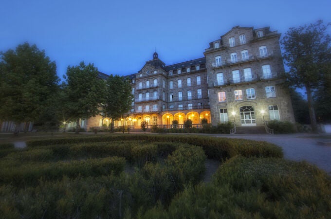 El antiguo Gran Hotel de la localidad. 