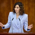 Isabel Díaz Ayuso, en el Debate del Estado de la Región