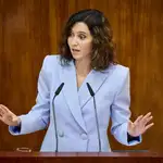 Isabel Díaz Ayuso, en el Debate del Estado de la Región