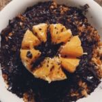 Migas con chocolate y naranja