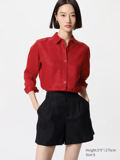 Camisa 100% lino prémium.