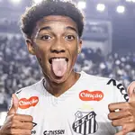 Robinho JR con el Santos