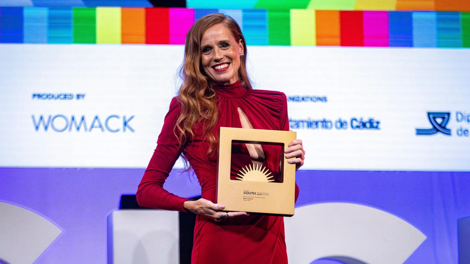 María Castro recibe el Premio de Honor 2025 en el South International Series Festival
