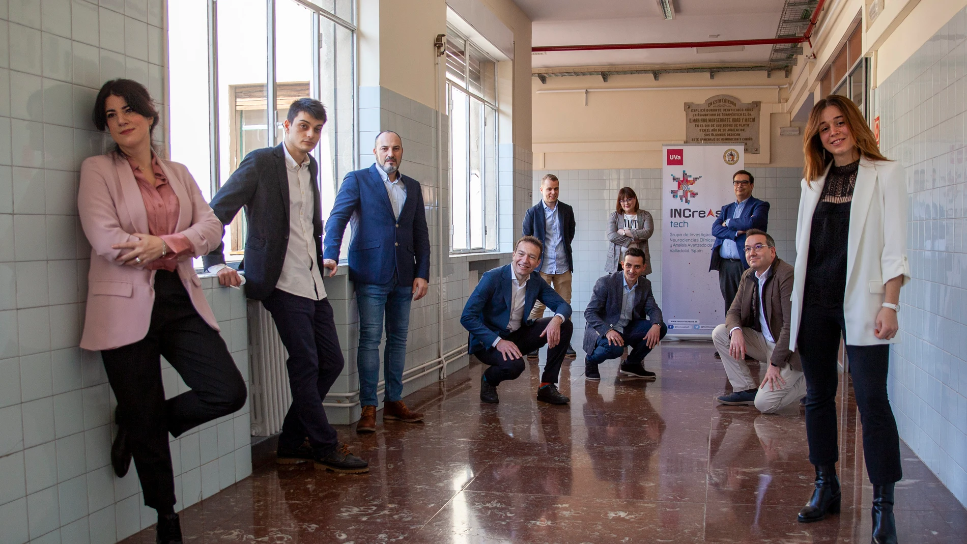 Integrantes del Grupo en Investigación de Neurociencias Clínicas Aplicadas y Análisis de la Información (INCrease-Tech) de la Universidad de Valladolid (UVa) y de las empresas que han colaborado en el proyecto de telemonitorización