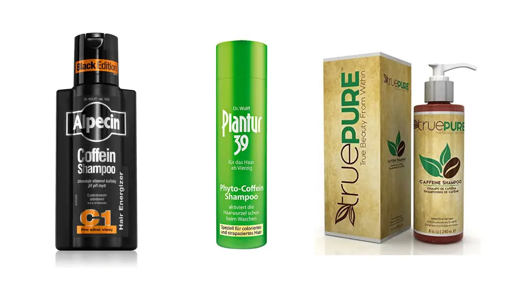 Productos capilares con cafeina