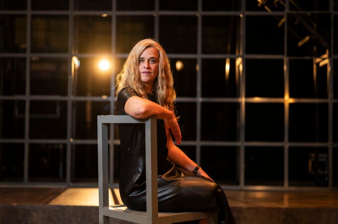 Ainhoa Amestoy, directora de Los cuernos de don Friolera, el viernes en los Teatros del Canal.