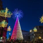 Imagen de archivo de la instalación navideña de Vigo