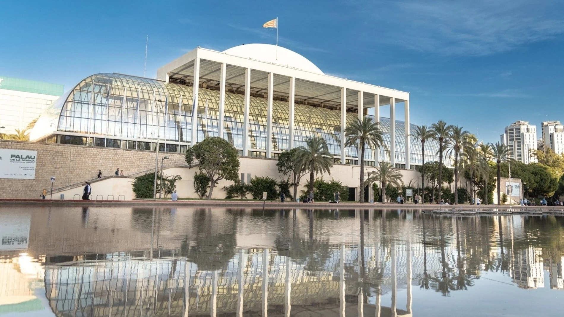 Fachada del Palau de la Música de València. REMITIDA / HANDOUT por AYTO VALÈNCIA Fotografía remitida a medios de comunicación exclusivamente para ilustrar la noticia a la que hace referencia la imagen, y citando la procedencia de la imagen en la firma 13/09/2025