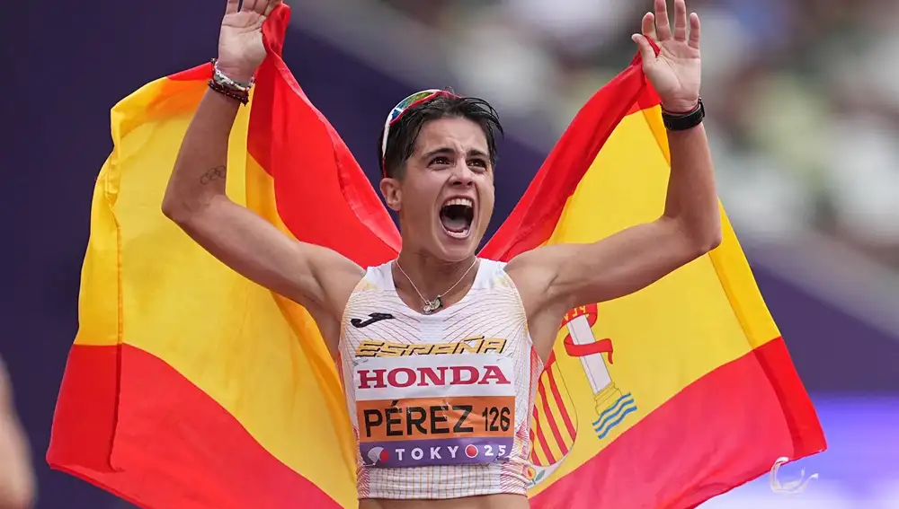 Atletismo/Mundial.- La Casa Real y el Gobierno felicitan a María Pérez tras ganar su tercer oro mundial de atletismo