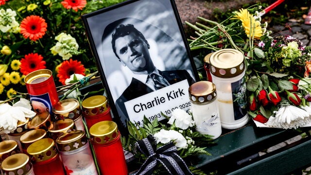 Berlin vigil in reaction to US political activist Charlie Kirk's assassination