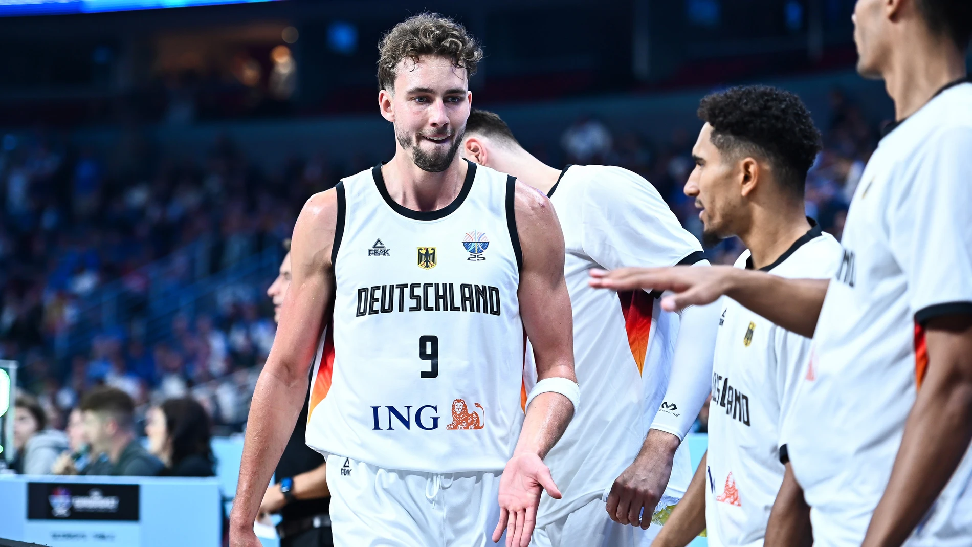 9 Franz Wagner of Germany during the FIBA EuroBasket 2025, Semi Finals basketball match between Germany and Finland on 12 September 2025 at Xiaomi Arena in Riga, Latvia - Photo Stefanos Kyriazis / LiveMedia / DPPI AFP7 12/09/2025 ONLY FOR USE IN SPAIN