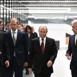El presidente ruso, Vladimir Putin, inaugura el nuevo Centro Espacial Nacional en Moscú