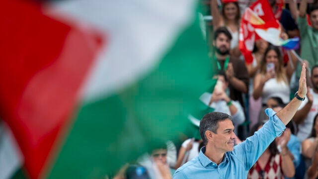 Sánchez participa en un acto del PSOE en Málaga