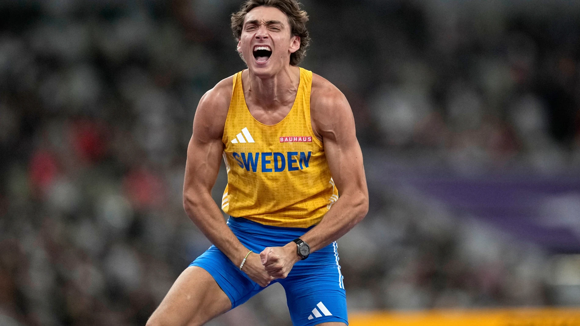 Duplantis celebra el oro mundialista y un nuevo récord del mundo