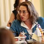 la consejera González Corral durante la reunión del Consejo Consultivo de Política Agrícola y Pesquera para Asuntos Comunitarios