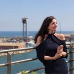 Espido Freire, hoy, en Barcelona