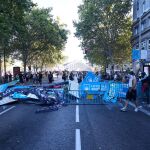 Incidentes en Madrid durante la última etapa de la Vuelta
