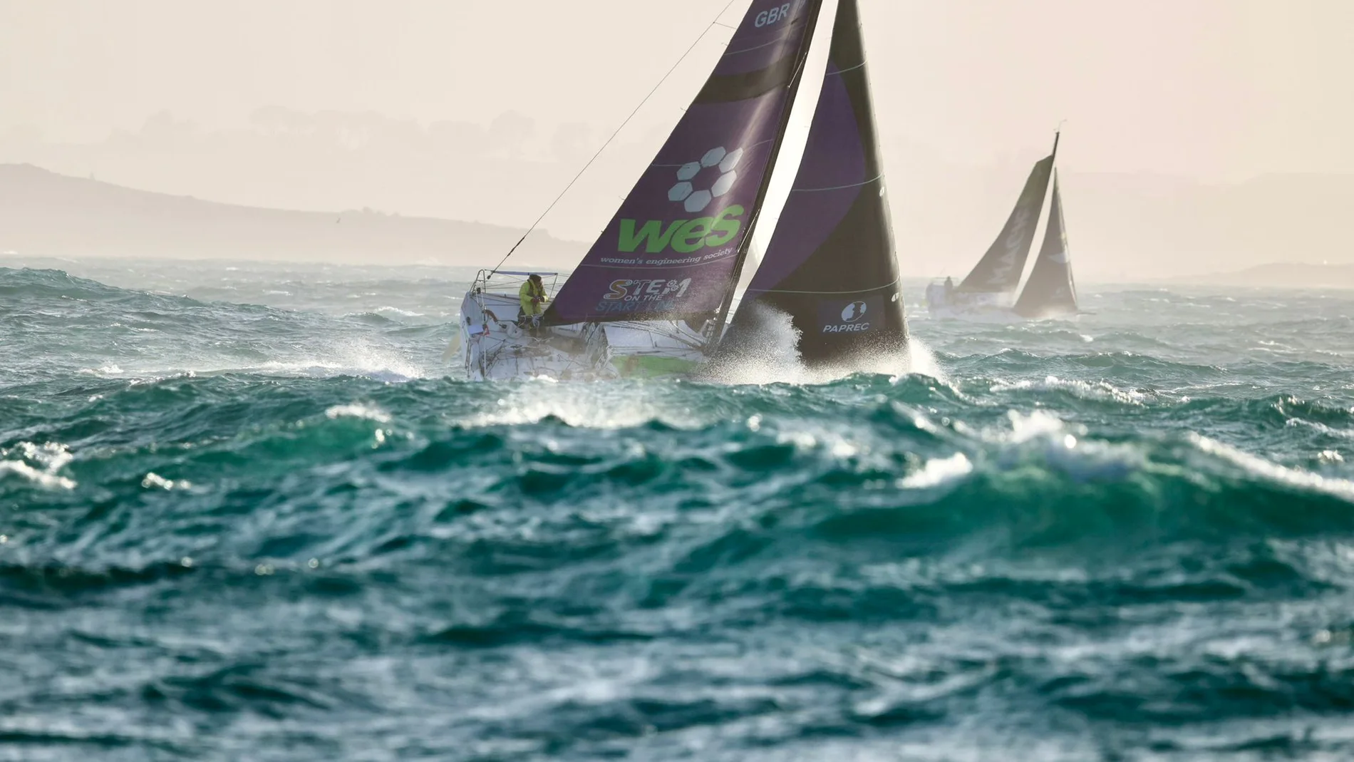 La flota de La Solitaire du Figaro Paprec, rumbo a Vigo